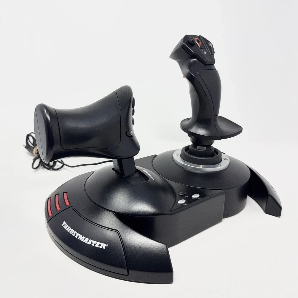 THRUSTMASTER T-Flight Hotas X V.2 Simulator Stick Game USB PC PS3 Joystick Black